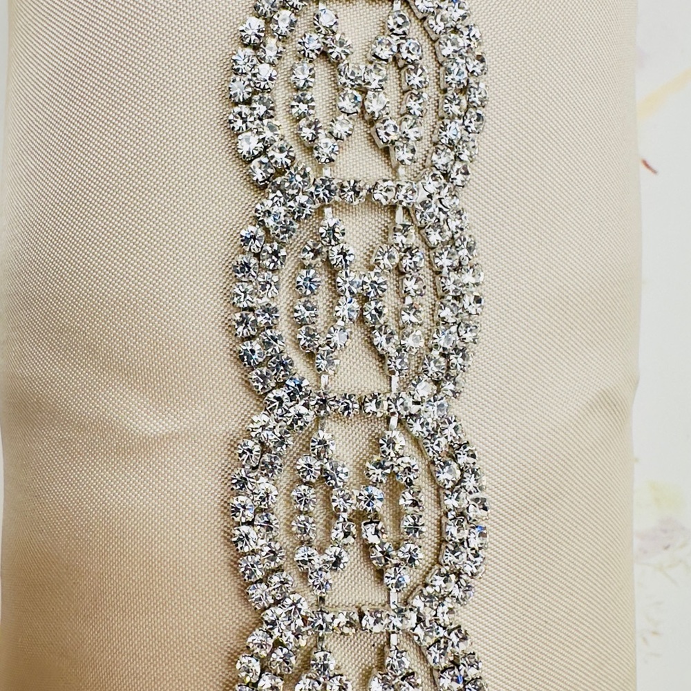 Dazzling Silver Rhinestone Bracelet - image 5